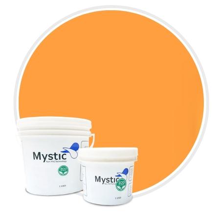 Tinta agua naranja cubriente