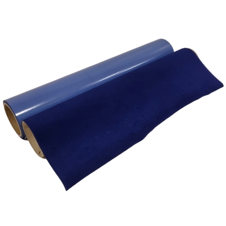 Vinilo flock azul navy