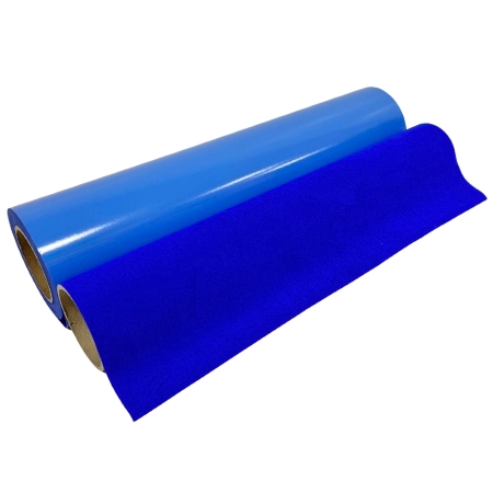 Vinilo flock azul