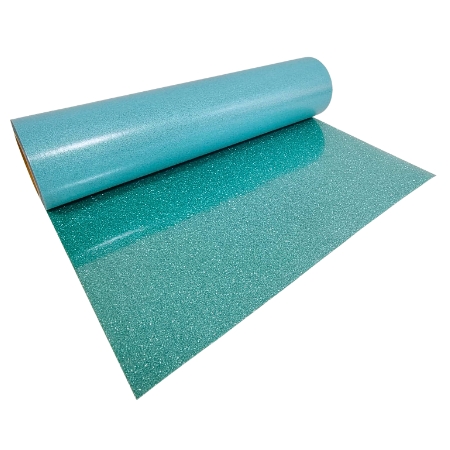 Vinilo Glitter celeste 