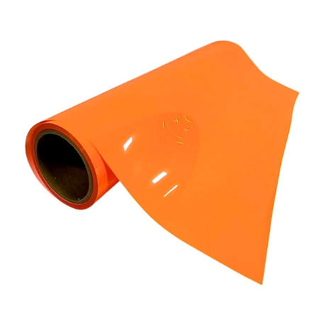 Vinilo puff naranja neon