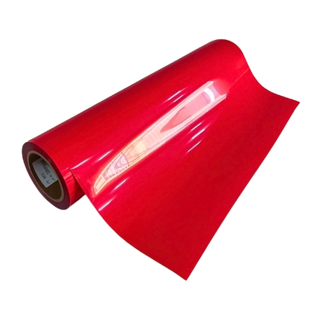 Vinilo puff rojo