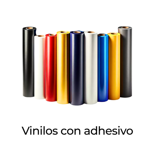 Vinilos textiles con adhesivo