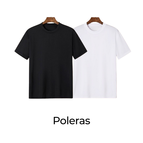 Poleras de algodon