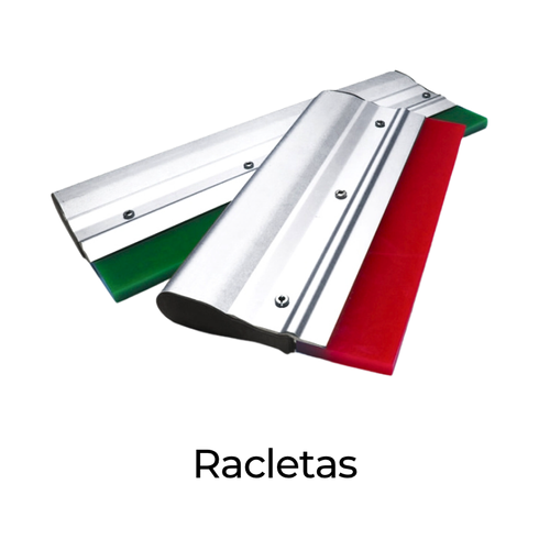 Racletas para serigrafia