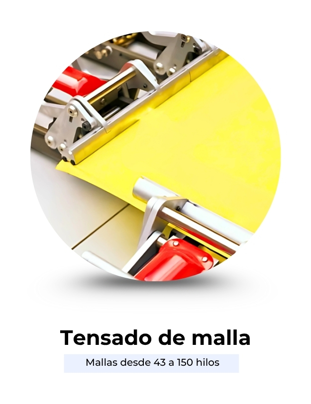 tensado de malla para serigrafia